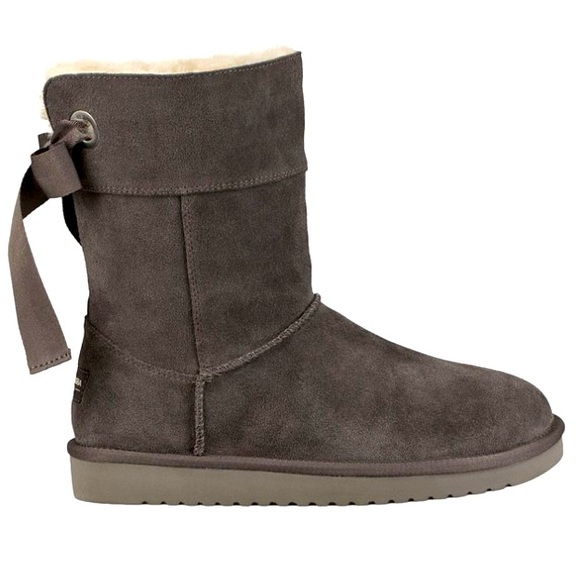 Koolaburra Shoes - UGG Koolaburra Gray Short Suede Boots! NWT! Size 10
